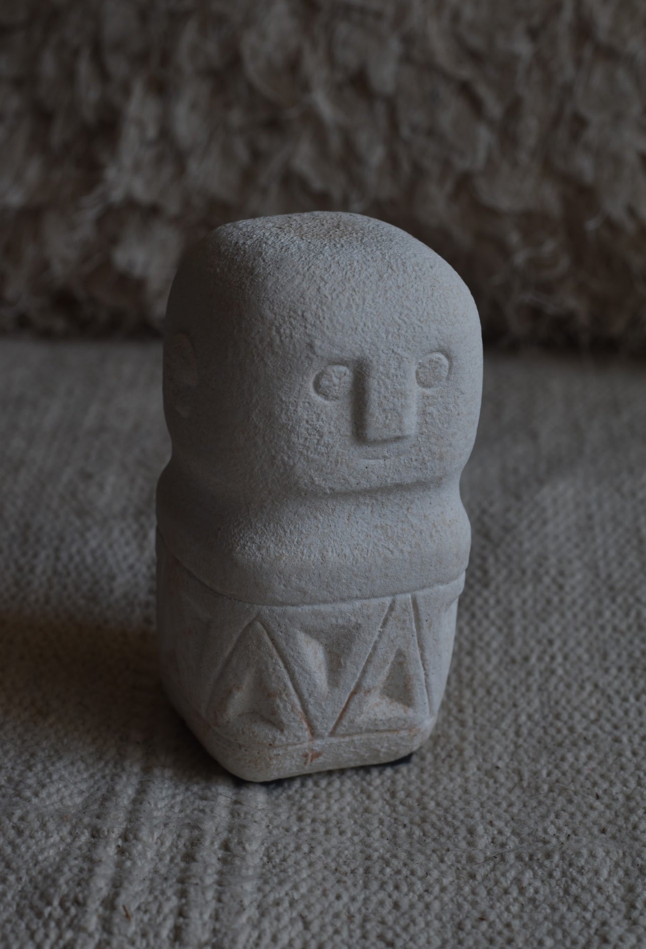 Statuette blanche