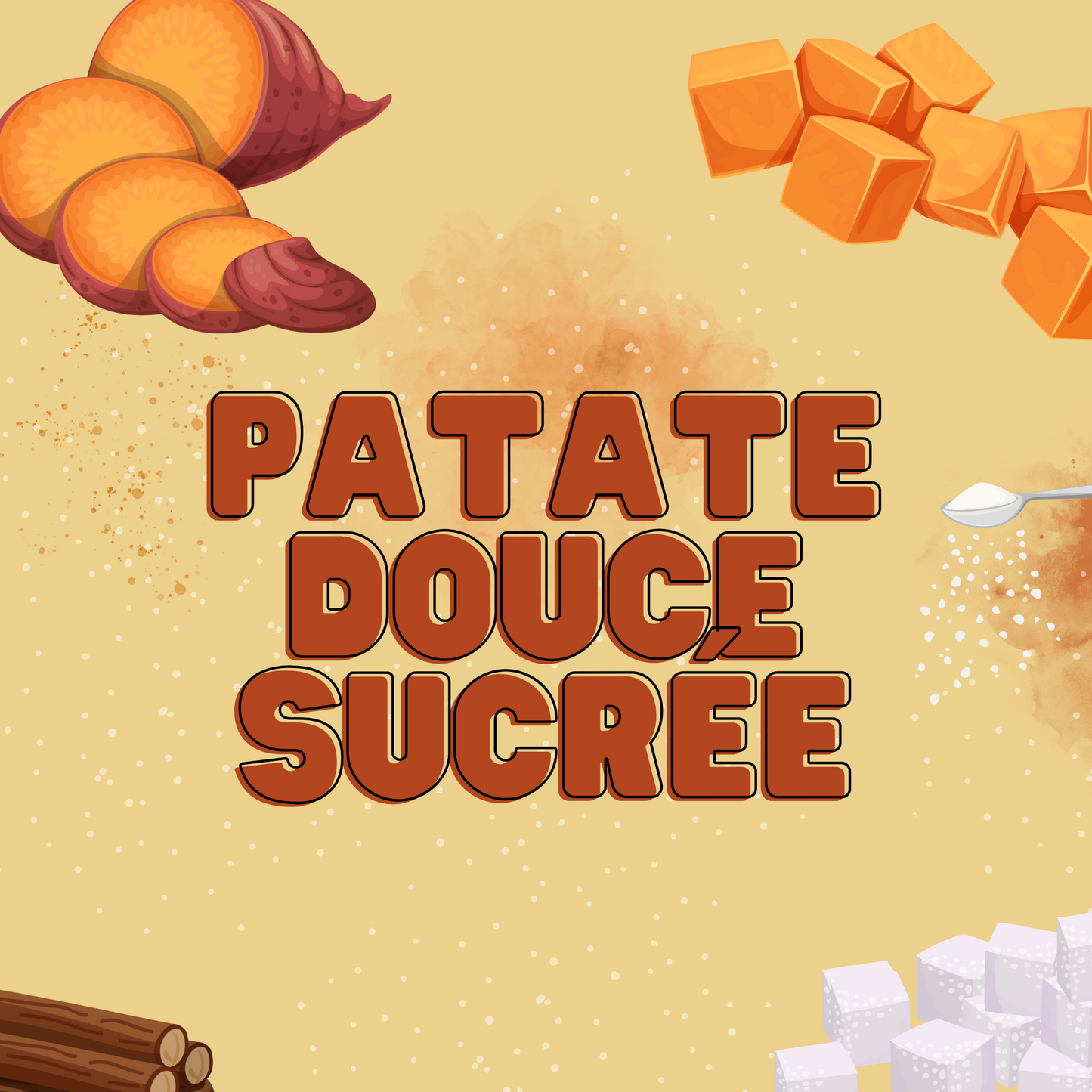 Fondant Patate douce sucrée 15g
