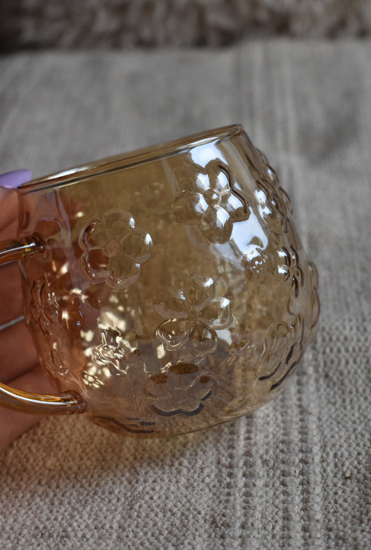 Tasse ambrée Marguerite