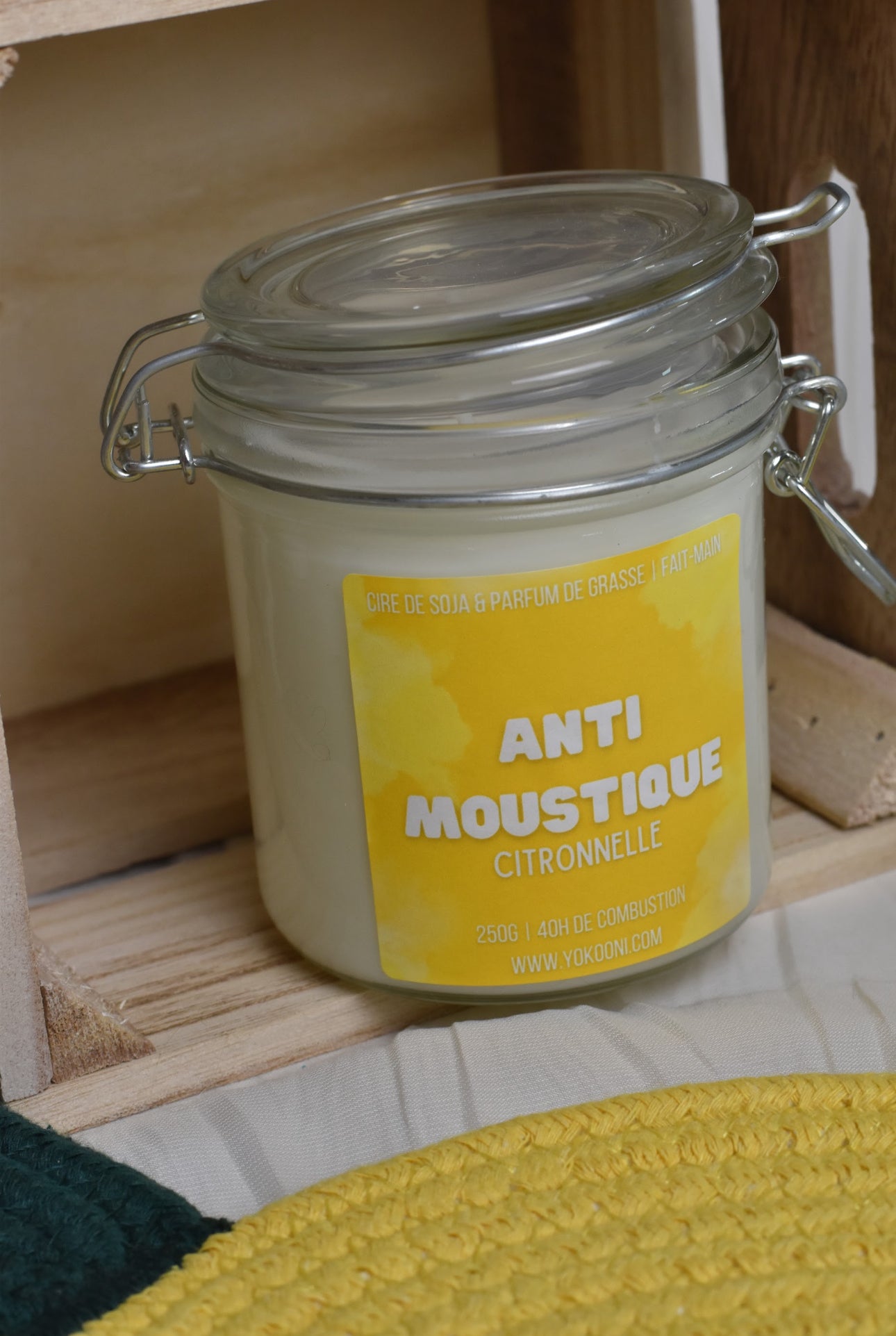 Bougie Citronnelle Anti Moustiques